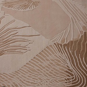 Tapis tufté à la main sur mesure, moderne, abstrait, beige, de luxe, design contemporain, pour salon, chambre, décoration intérieure - Product Image 5