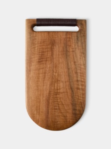 Planche à découper artisanale en bois naturel, bloc de découpe en bois de manguier antidérapant, vente en gros B2B, fabriqué en Inde - Product Image 1