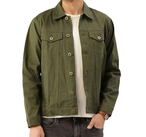 Fashionable Comfortable Lightweight <b>Trucker</b> Jean <b>Jacket</b> For <b>Men</b> Stylish Durable Classic Fit <b>Men's</b> Denim <b>Jacket</b> Casual Everyday - Product Image 1