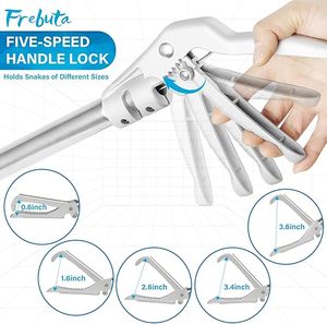 Professional Snake Handling Tongs Collapsible Reptile Catcher Stick Rattlesnake <b>Grabber</b> <b>Tool</b> Safe Strong Metal Grip Equipment - Product Image 3