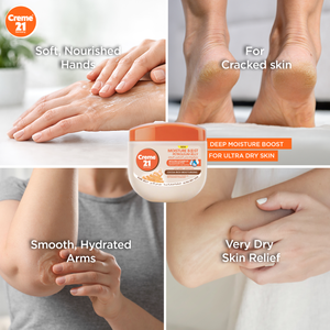 Crema 21 con Manteca de Cacao y Vaselina, 300 ml, Humectante Multiusos para el Cuidado del Cuerpo y Labios - Product Image 6