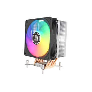 Enfriador de <span class=keywords><strong>CPU</strong></span> S61 RGB con 6 Tubos de Calor, 12V 0.27A para <span class=keywords><strong>Intel</strong></span> I3/i5/i7 1150/1151/1700, Motor IC Importado, Iluminación RGB, ODM/OEM - Product Image 2