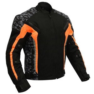 Chaqueta de Cordura Textil Impermeable con Protección Certificada CE, Equipo de Motociclismo de Alta Visibilidad, Chaqueta de Cordura Reflectante de Alta Resistencia - Product Image 3