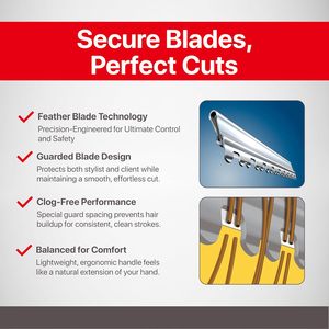 Hot Selling Professional Styling Razors <b>Ring</b> Handle Stainless Steel Blade Knife for Hair <b>Thinning</b>, Texturing & Salon Grooming - Product Image 2