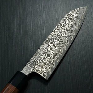 Couteau de chef Burraq personnalisé fait main en acier inoxydable, lame de 8 pouces, épaisseur de 3,0 mm, magnifique manche en bois, cadeau - Product Image 6