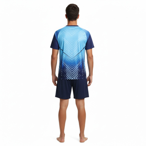 ชุดทีมฟุตบอลชุดทีมฟุตบอลชุดเสื้อเจอร์ซีย์และกางเกงขาสั้นออกแบบได้ตามต้องการ - Product Image 3