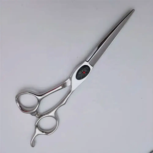 Tondeuses à cheveux avec manche en acier, lame droite en acier inoxydable tranchante pour la coupe des cheveux, pour usage professionnel des coiffeurs - Product Image 1