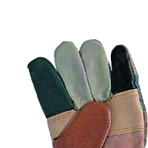 Heavy-Duty Construction Safety Work <b>Gloves</b> Split Leather Rigger <b>Gloves</b> Rubber Welding Industrial Gardening Furniture Anti-Cut - Product Image 2