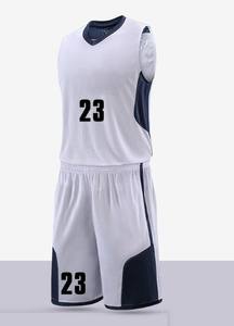 Venta al por Mayor de Conjuntos de Camisetas de Baloncesto Blancas Personalizadas, Camisetas de Baloncesto de Secado Rápido para Uniformes Unisex - Product Image 5