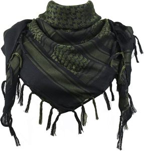 Fawn International Shemagh Scarf Middle Eastern Desert Hood <b>Bandana</b> Keffiyeh 100% Cotton 43" X 43" Lightweight Outdoor Use <b>Men's</b> - Product Image 1