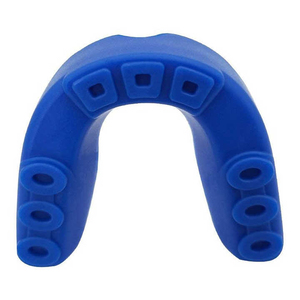 Double Layer Silicone Mouthguard Blue White Moldable Protective Gear for Boxing Adults - Product Image 6