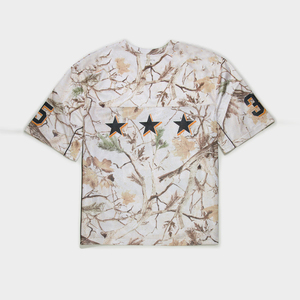 เสื้อฟุตบอลตาข่ายทรงบ็อกซี่สไตล์ลำลองพร้อมโลโก้แบบกำหนดเอง ไซส์พลัส สำหรับกิจกรรมกลางแจ้ง แห้งเร็ว ทรงเข้ารูปสำหรับผู้ชาย พร้อมลายพิมพ์แบบซับลิเมชั่น - Product Image 2