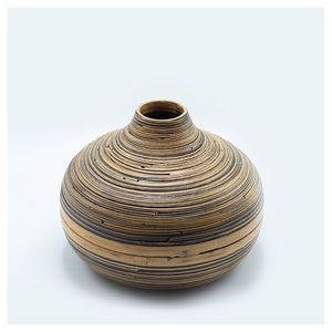 Bamboo Flower <b>Vase</b> Handmade Natural Eco Friendly Decorative Home Decor Living Room Tabletop Display Wholesale Supplier Homeware - Product Image 2