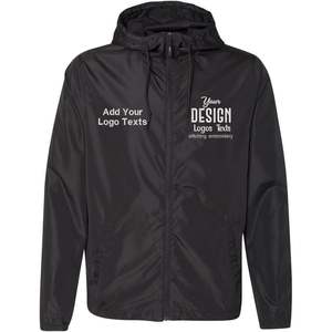 Veste coupe-vent légère unisexe personnalisée Exp54lwz avec fermeture éclair, broderie personnalisée avec logo ou texte pour les aventures en plein air - Product Image 5