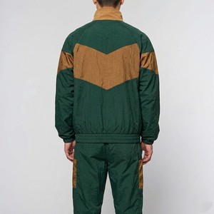 2026 Mens Luxury Contrast Panel Tracksuit Designer Streetwear Windbreaker Set High End Fashion <b>Jogger</b> Suit Custom OEM - Product Image 3