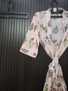 Robe de Douche Kimono Faite à la Main, Robe de Maternité, Cadeaux pour Femmes, Haut Kimono, Robe de Nuit, Robe de Plage - Product Image 2