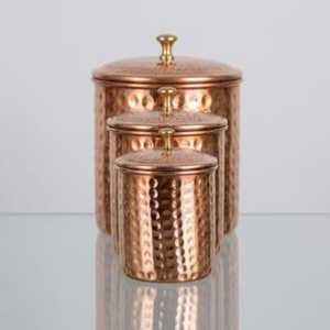 Premium Copper <b>Kitchen</b> <b>Jar</b> Copper Canister Food <b>Storage</b> Container Handmade <b>Storage</b> Vessel Tea Coffee Sugar <b>Jar</b> Container - Product Image 2