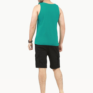 Wholesale Custom Made Men's Tank <b>Tops</b> High Quality Slim Fit Knitted Gym Wear Breathable Cotton Sleeveless Active Yoga - Product Image 2