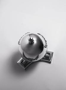 Porte-couverts de luxe finition argentée pour une décoration de cuisine somptueuse, organisateur de salle à manger familiale et idée de cadeau élégante - Product Image 3