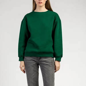 Sudaderas de Algodón con Estampado Personalizado al por Mayor para Mujer, Sudaderas Casuales de Manga Larga para Invierno con Hombros Caídos y Logotipo Personalizado - Product Image 2