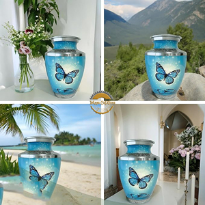 Wholesale Human Ashes Metal Urn Personalized Decorative <b>Memorial</b> Urn Handcrafted Brass Ashes Storage Urn Adult Funeral Cremation - Product Image 3