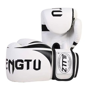 Gants de boxe en cuir de haute qualité pour adultes, professionnels, à lacets, avec logo personnalisé, pour entraînement et fitness - Product Image 4