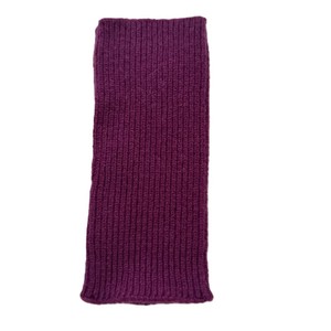 MONECO Gants sans doigts en cachemire, tricot côtelé thermique, avec manchette, couleur unie Orchidée, pour printemps et automne, chauffe-mains, compatibles écran tactile - Product Image 5