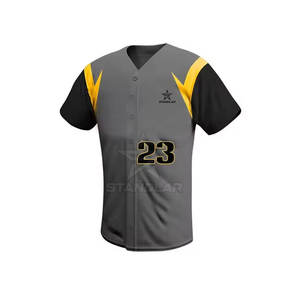 Uniforme de baseball léger personnalisé avec logo, grande taille, prix abordable pour hommes - Product Image 2