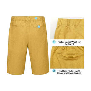 Short Bermuda Homme en Matière Durable, Disponible en Gros, Sur Mesure, Anti-Plis, Qualité Supérieure - Product Image 5