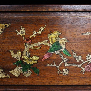 Panel Decorativo de Pájaro Tallado a Mano en Madera de Palisandro |   Escultura Artesanal de Madera de Moradabad - Product Image 4