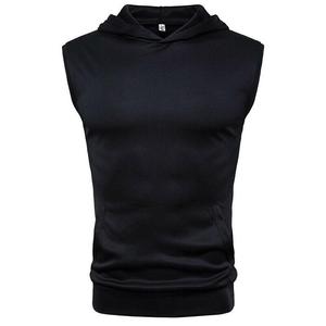 Camisetas sin mangas de algodón 100% para hombre, personalizadas, transpirables, de punto sólido, con cuello redondo, para gimnasio, tallas XS-6XL, otoño - Product Image 3