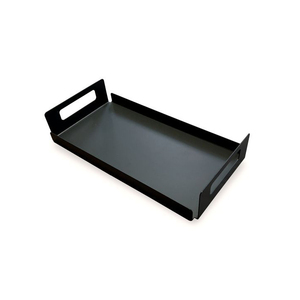 Plateau de service élégant en fer noir, plateau alimentaire moderne, nouveau design, plateau personnalisé pour le thé, le café, les collations, les desserts, utilisation sur la table à manger - Product Image 3