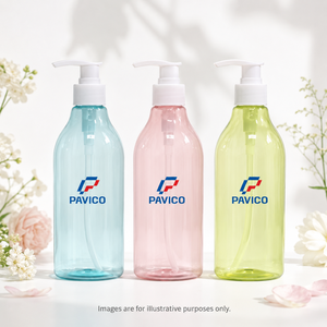 ขวดพลาสติกทรงกระบอก PET 400 มล. สีตามสั่ง พร้อมหัวปั๊มสำหรับโลชั่น แชมพู ครีมอาบน้ำ มาส์กหน้า แป้งฝุ่น ผลิตในเวียดนาม - Product Image 4