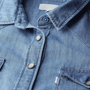 Camisas de mezclilla para mujer de secado rápido, cómodas de llevar, precio económico, para uso casual, en grandes cantidades. - Product Image 4