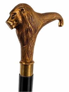 Royal Lion Handle Cane – 3 Piece Detachable Walking Stick – Vintage Style Luxury Cane - Product Image 5