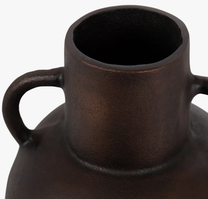 Antique Classic Metal Flower <b>Vase</b> Vintage Rustic Amphora Urn <b>Decorative</b> <b>Vase</b> with Handles for Home Hotel Wedding Table Deco - Product Image 4