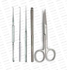 Kit de Cirugía de Timpanostomía y Miringotomía (28 Piezas) de Acero Inoxidable, Juego de Espéculos para Oído Medio, Instrumentos de Cirugía ORL de Vaslcare - Product Image 6