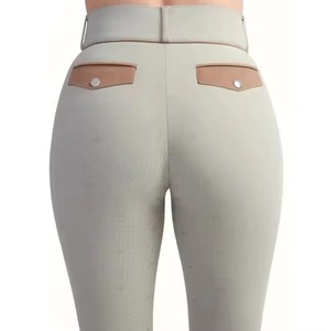 Pantalones de Montar a Caballo para Mujer de la Mejor Calidad, con Estampado, Agarre de Silicona, Secado Rápido, Cintura Alta, Cierre de Botones y Diseños Personalizados - Product Image 5