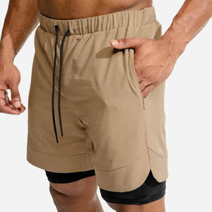 Shorts d'entraînement antibactériens pour hommes, tissu résistant aux odeurs, tenue de sport haute performance pour la salle de sport et l'entraînement - Product Image 3
