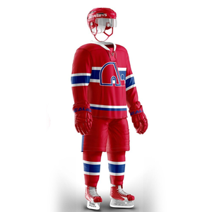 New Style High Quality Breathable Anti-Bacterial Quick Dry 100% Polyester Ice Hockey Uniform Sports Clothing for Sale - Product Image 4
