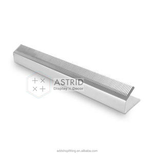 Expositor de Pelucas Giratorio de Acero Inoxidable Plateado de Alta Gama, Ecológico, con Logotipo Personalizado, para Montar en la Pared - Product Image 3