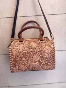 Bolso de Hombro de Cuero Tallado a Mano Estilo Bohemio Gitano, Novedad, Hecho a Mano, Estilo Western, Elegante, Multiusos, Venta al por Mayor - Product Image 3