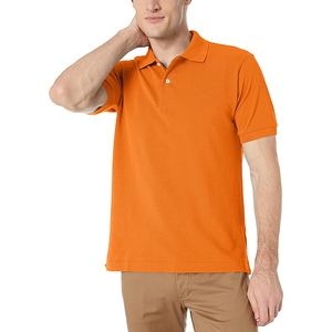 Logo personnalisé, couleur unie de haute qualité, décontracté, pour chemise homme, respirant, écologique, tricoté en polyester/coton, tendance, sport - Product Image 6