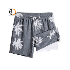 Shorts de bain pour hommes, coupe extensible, légers, shorts de plage - Product Image 4