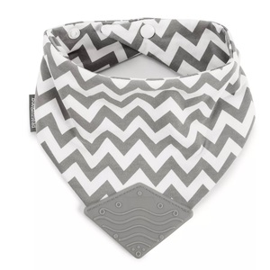 High Quality <b>Large</b> Cotton Bandana Bibs Triangle Baby Drooling Absorbent Waterproof Bibs Soft Muslin Adjustable Top Color Prints - Product Image 2