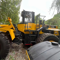 Chargeuse sur pneus Komatsu WA470 d'occasion fiable, modèle 2023, excellent état, fabrication japonaise, engin de construction, pompe et boîte de vitesses
