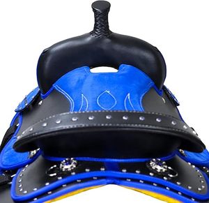 Silla de Montar Inglesa de Cuero Natural Suave de Primera Calidad, Hecha a Medida para Doma Clásica, Carreras de Barriles y Paseos a Caballo - Product Image 4