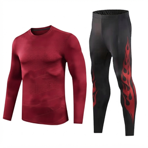 <b>Men</b> <b>Compression</b> Sportswear Suit GYM Wear <b>Tight</b> Sports Yoga Workout Jogging Fitness Clothing Shorts Running Bodybuilding - Product Image 1
