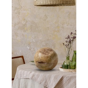 Bol décoratif en bois fait main, style artisanal en bois brut pour le service alimentaire, cadeau décoratif - Product Image 2