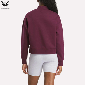 2026 Best Product Women Mock Neck Sweatshirt Long Sleeve Pullover Soft Fleece Warm Casual Autumn <b>Winter</b> Fashion <b>Top</b> - Product Image 2